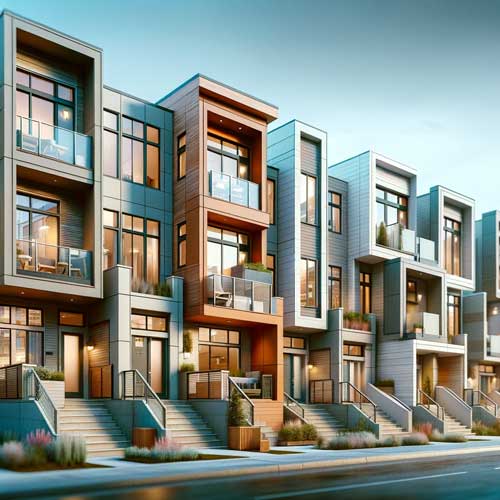 A-contemporary-townhouse-complex