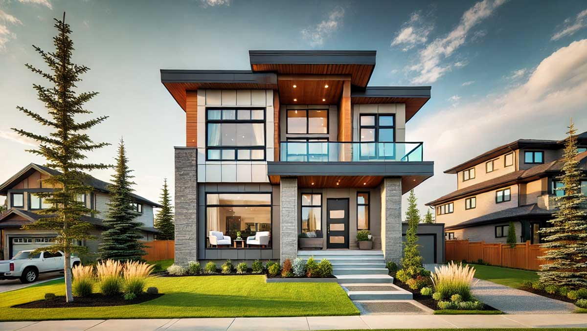 two-storey home
