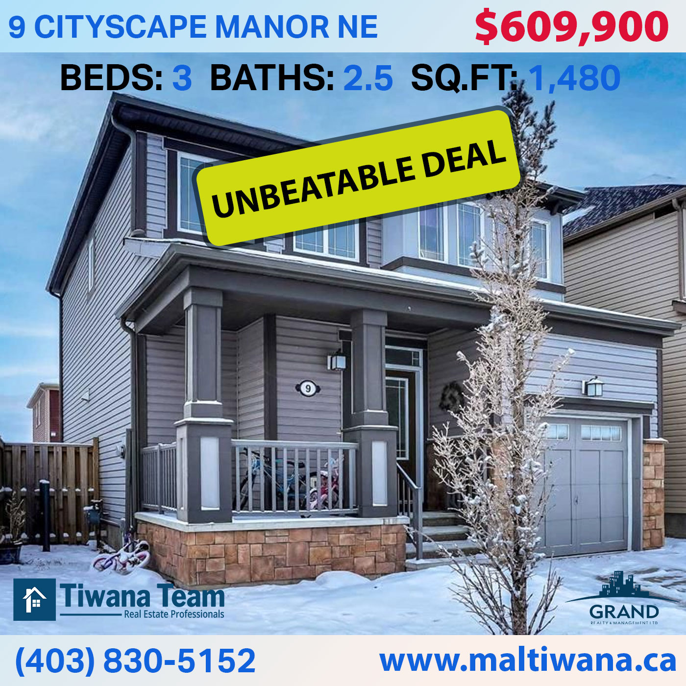9 Cityscape Manor NE in Calgary: Cityscape Detached for Sale